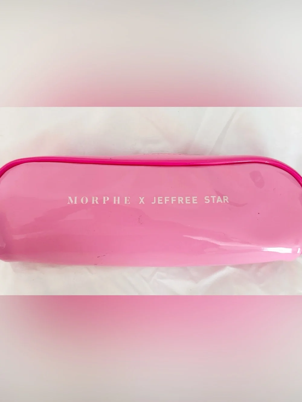 Jeffree Star Pink Glossy Makeup Pouch